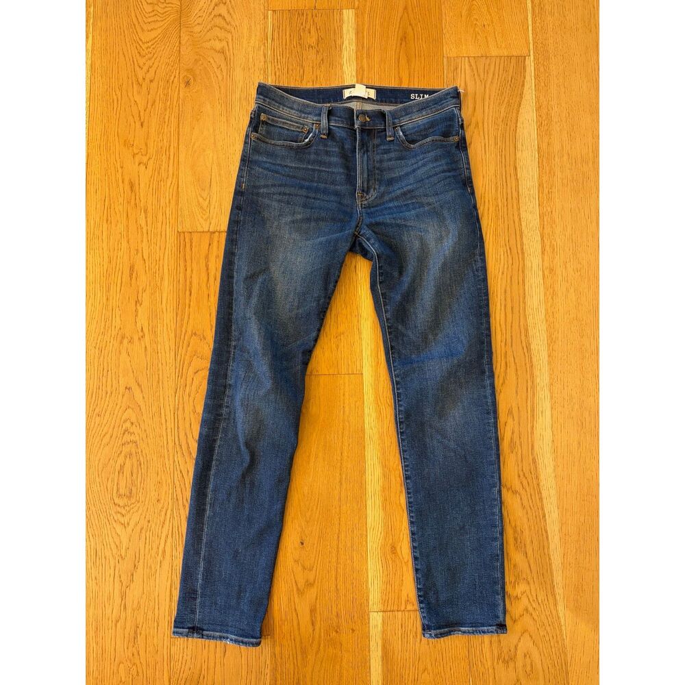 Men's Madewell Slim Jeans 31X32 Leeward Wash Coolmax Edition MA265